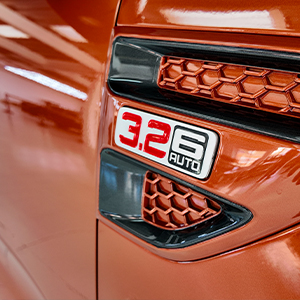 Orange Ford Ranger Details